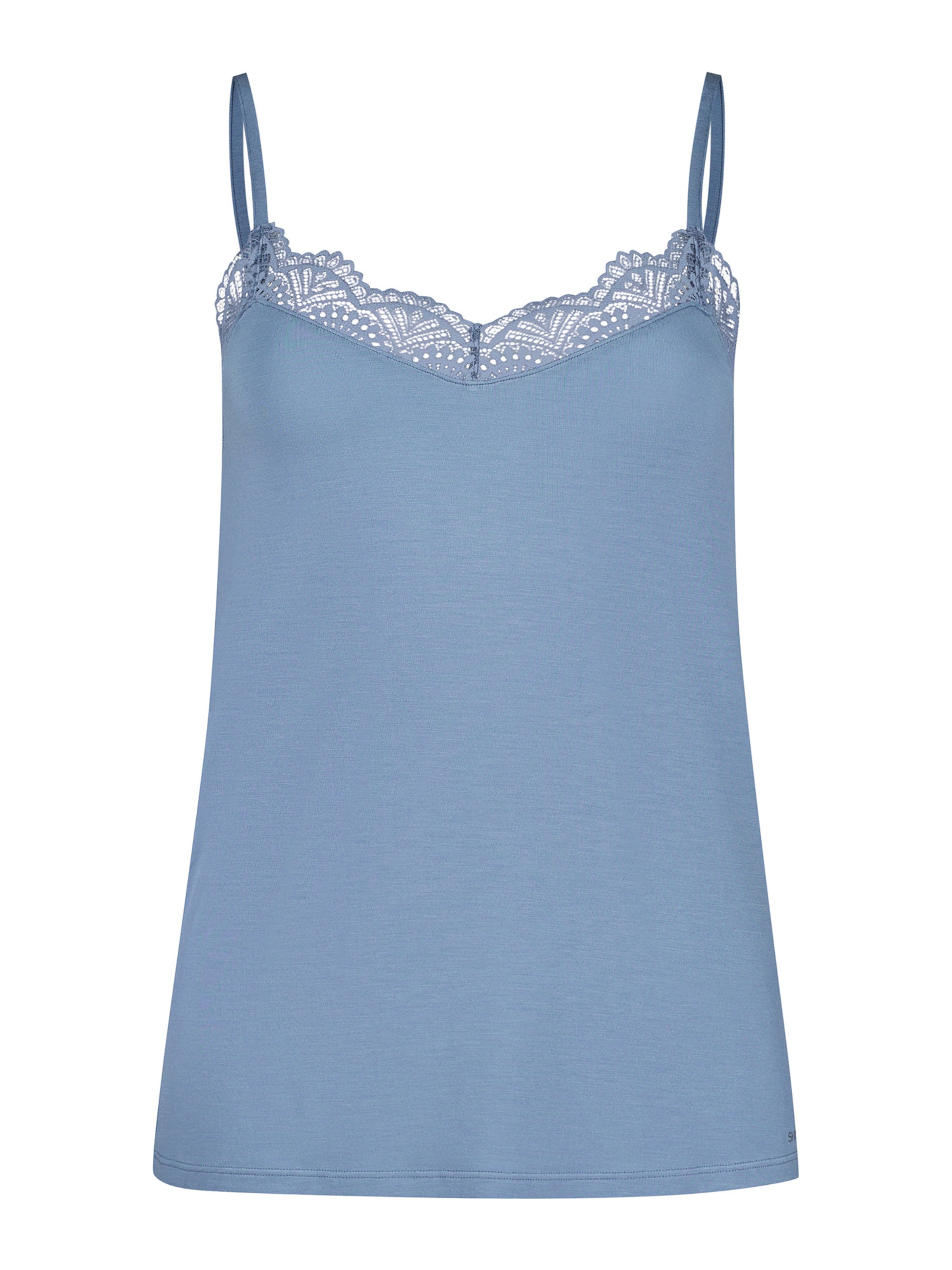 Skiny Pajama in Blue: front