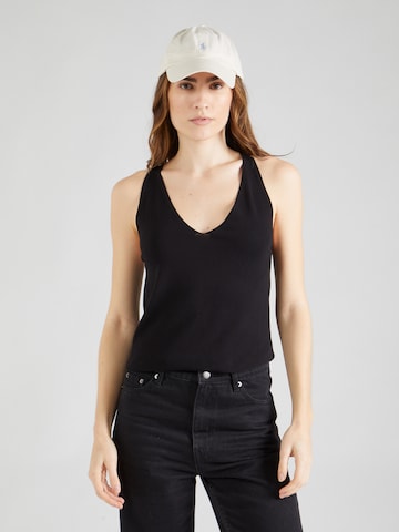 Tops en tricot Molly BRACKEN en noir : devant