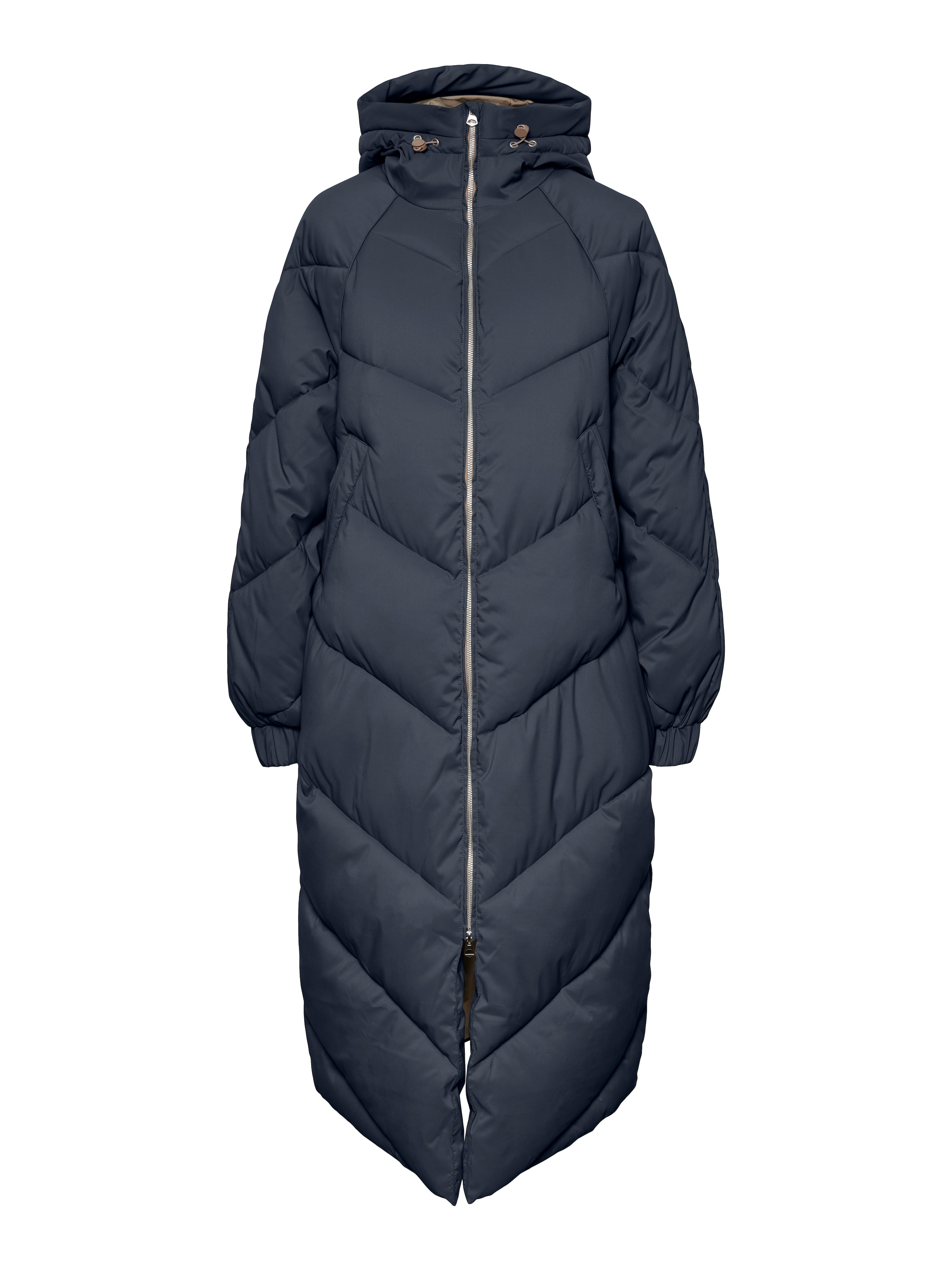 Palton de iarnă 'Nocelyn' de la PIECES pe albastru: față