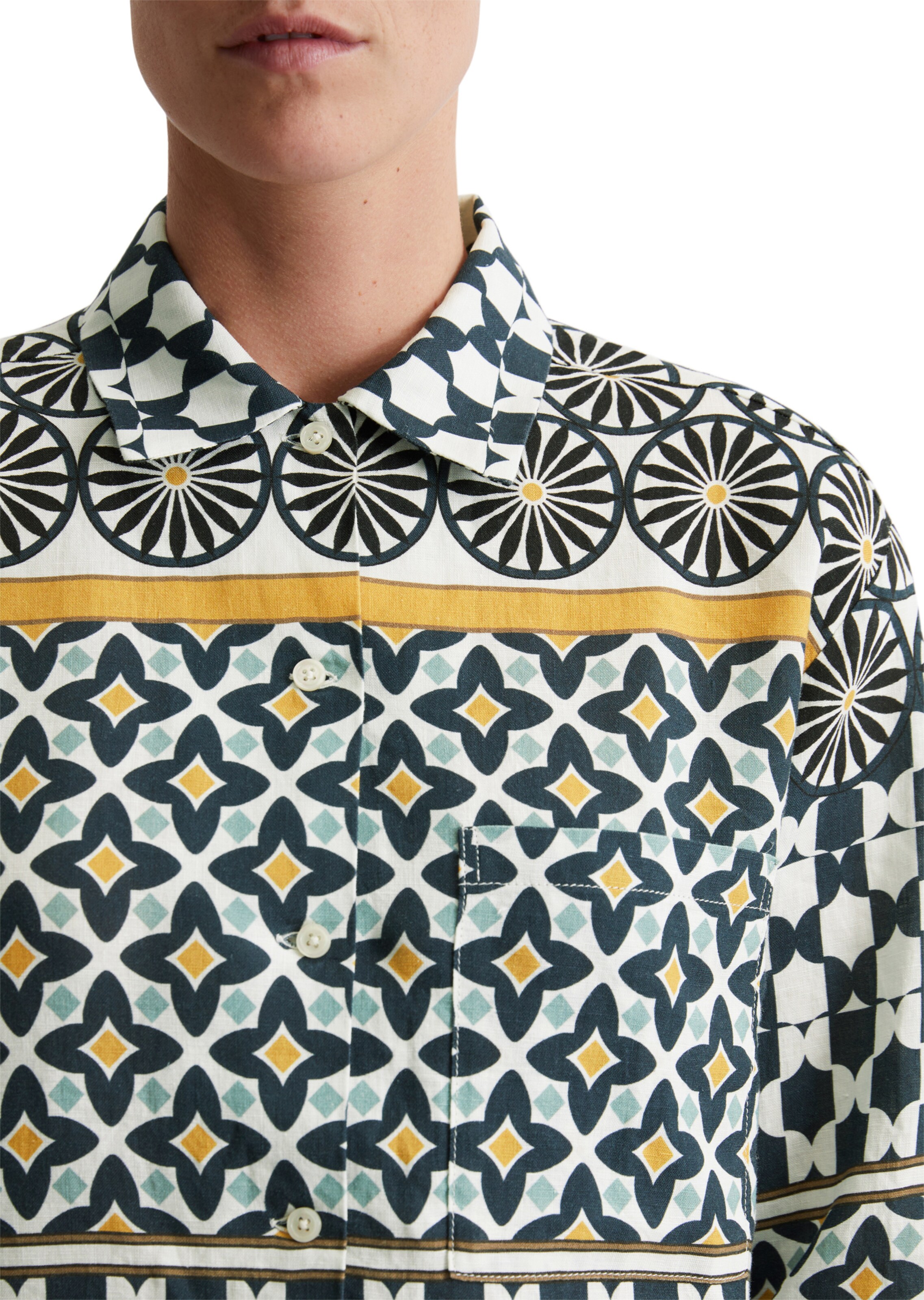 Marc O'Polo Bluse in Grün