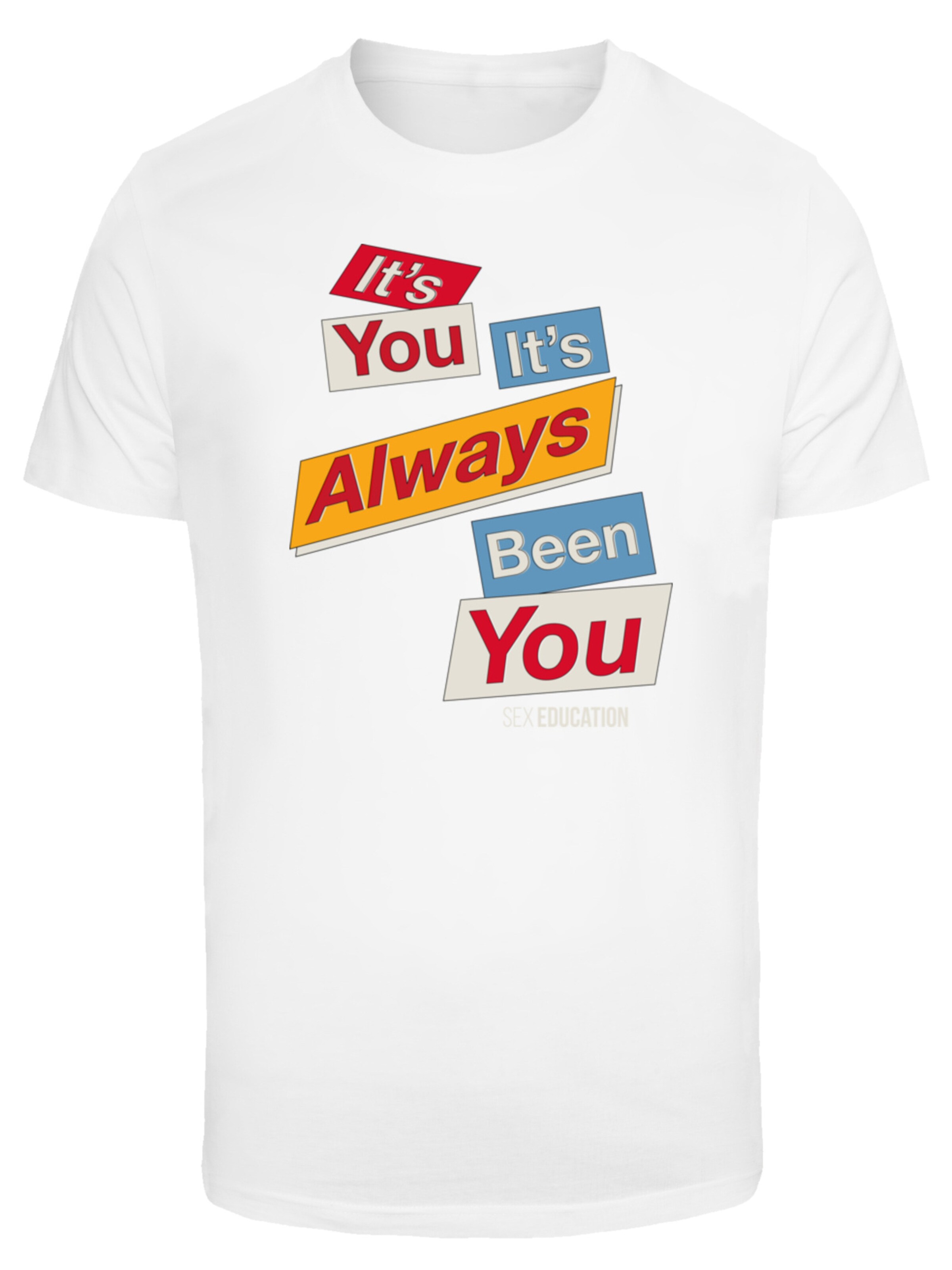 T-Shirt 'Sex Education It Always Been You Netflix TV Series' F4NT4STIC en blanc : devant