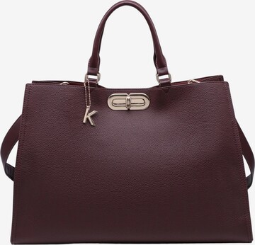 Borsa a mano di Kassandra in rosso: frontale