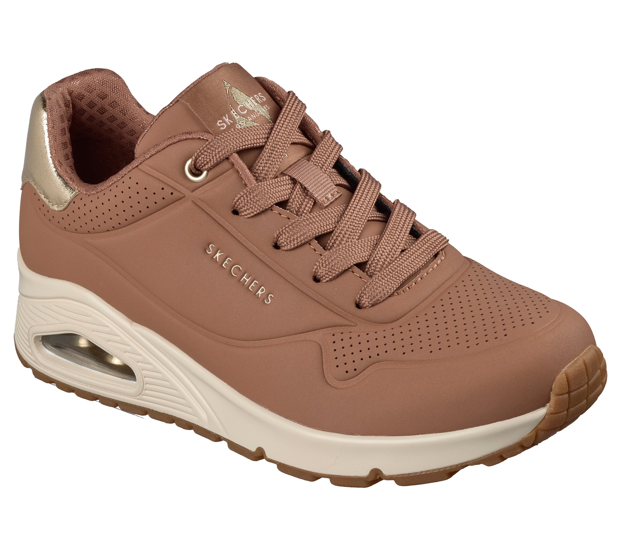SKECHERS Sneaker in Braun: Vorderseite