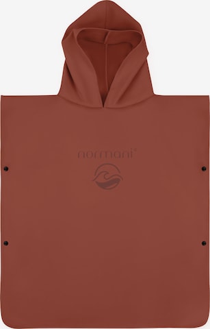 normani Badeponcho 'Rincon' in Rot: Vorderseite