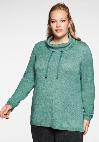 Pull-over SHEEGO en vert : devant