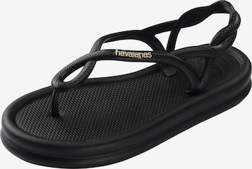 HAVAIANAS Žabky 'Luna' – černá: přední strana