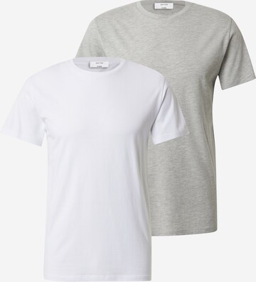 DAN FOX APPAREL - Camiseta 'Piet' en gris: frente