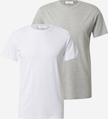 DAN FOX APPAREL - Camiseta 'Piet' en gris: frente