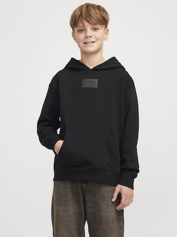 Jack & Jones Junior Sweatshirt in Zwart: voorkant