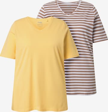 Ulla Popken Shirt in Gelb: Vorderseite