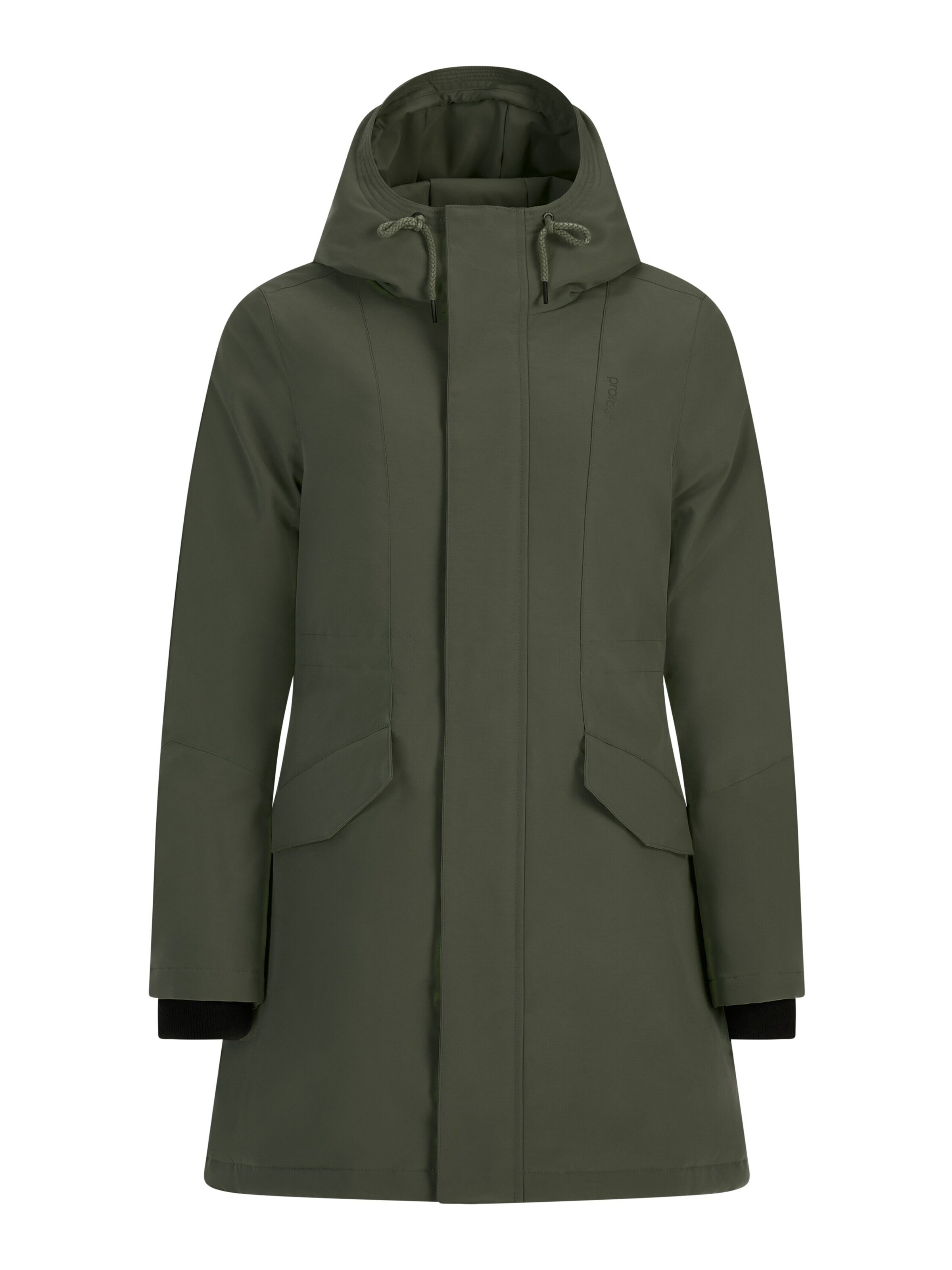 PROTEST Winterjacke 'PRTLANIAKEA'‌‌‌‌‌‌‌‌‌‌ in Grün: Vorderseite