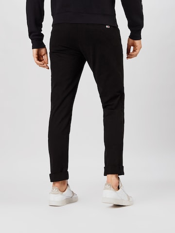 Coupe slim Pantalon chino 'Scanton' Tommy Jeans en noir