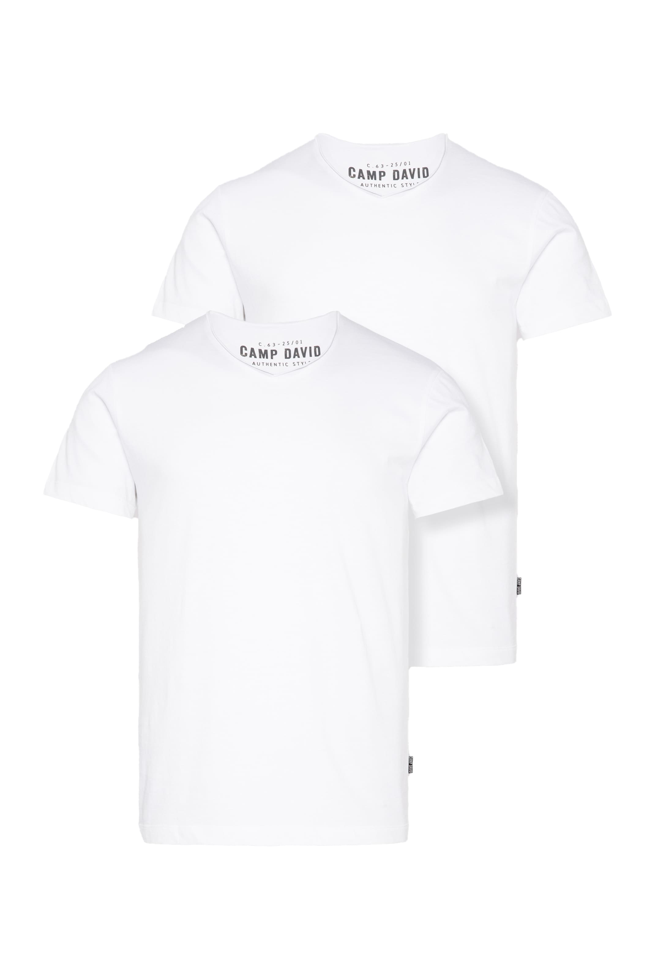 CAMP DAVID Футболка в Белый: спереди