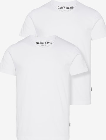 CAMP DAVID Paita värissä valkoinen: etupuoli