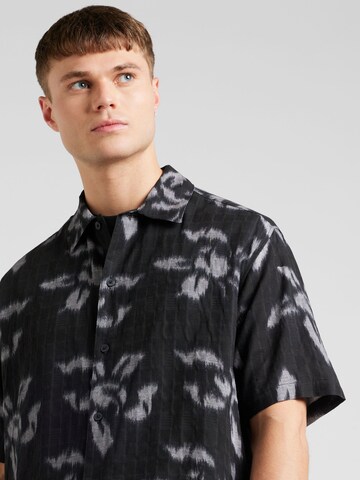 Samsøe Samsøe - Ajuste regular Camisa 'Saayo' en negro