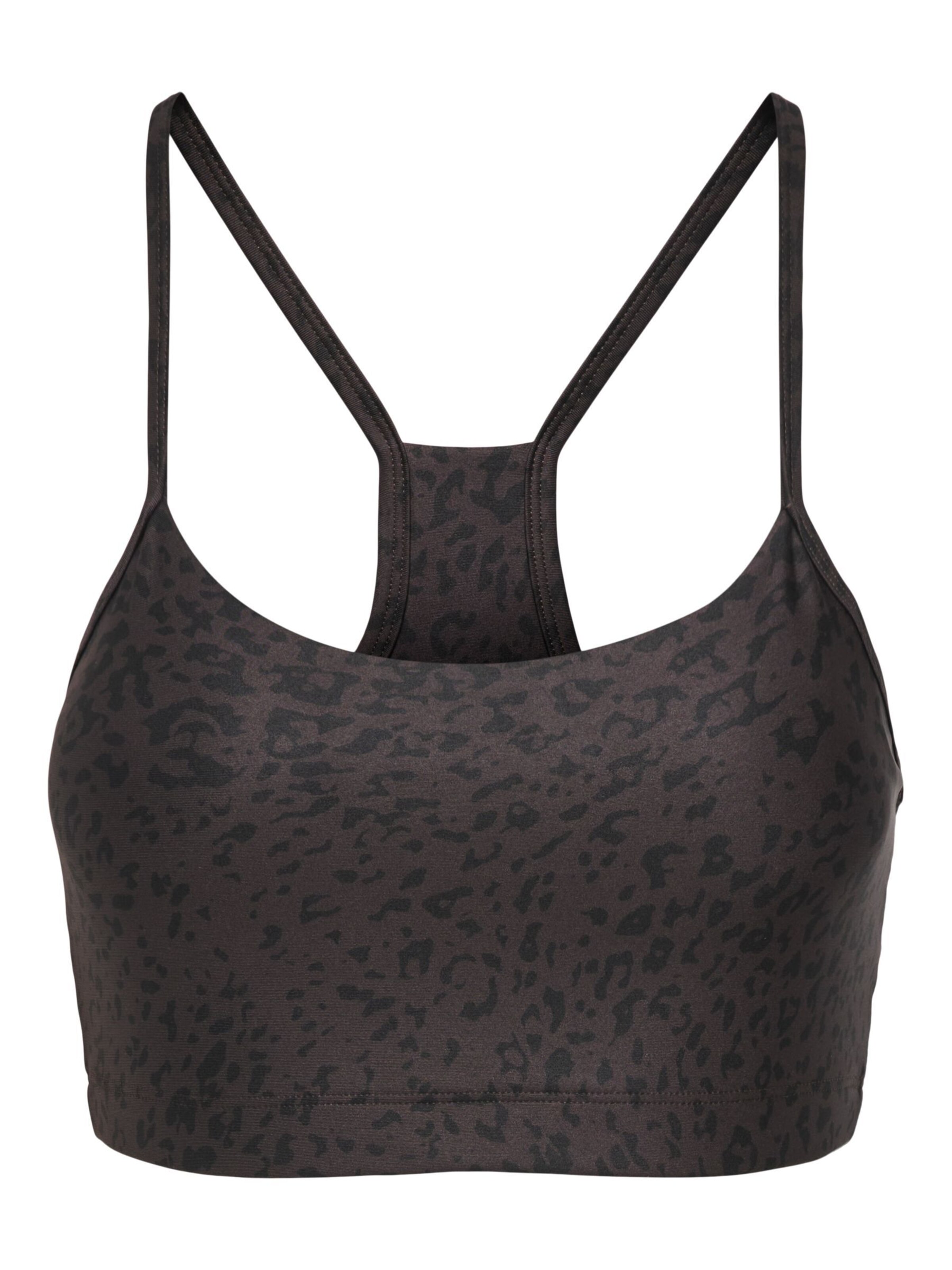 ONLY PLAY Bralette Sports Bra 'ONPKelly' in Brown: front