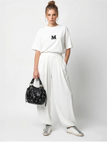 Pantalons de tailleur Bianco Lucci en blanc