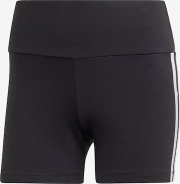 ADIDAS ORIGINALS Skinny Shorts in Schwarz: predná strana