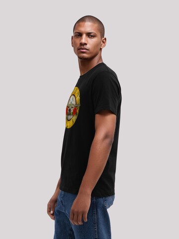 F4NT4STIC Shirt 'Guns 'n' Roses Vintage Bullet Logo' in Black