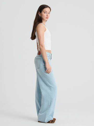 NoWear Wide leg Jeans in Blue