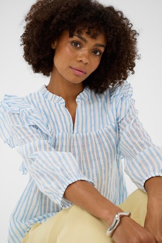 CULTURE Blouse 'Hena Shadia' in Blue