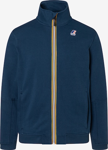 K-Way Sweatjacke 'Pepin' in Blau: Vorderseite