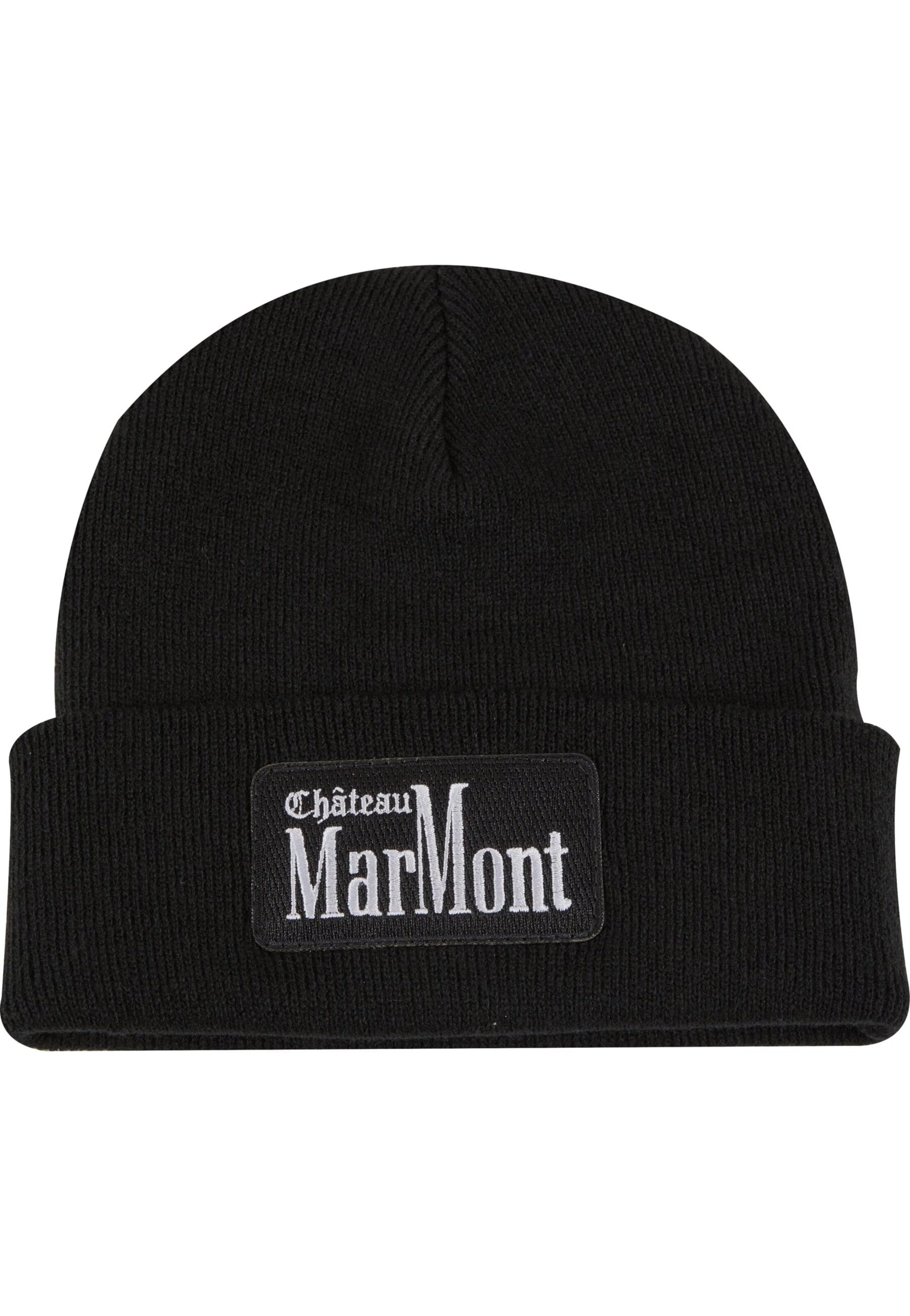 Pica Pica Mütze 'Chateau Marmont' in Schwarz: Vorderseite