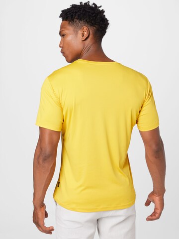 JACK WOLFSKIN - Camiseta funcional en amarillo