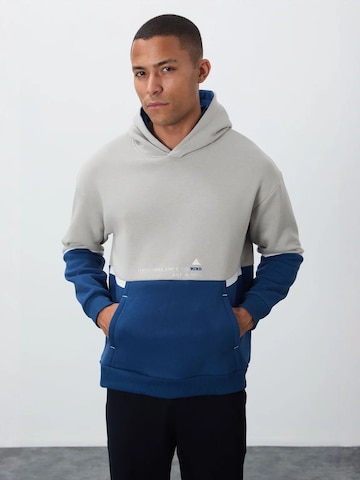 Tommy Life Sweatshirt in Grijs: voorkant