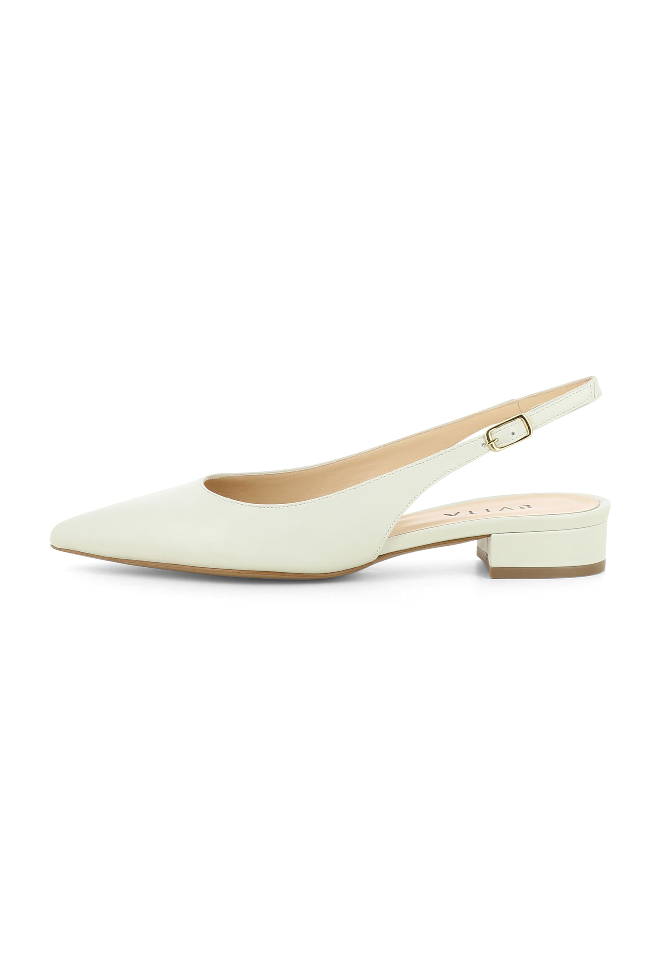 EVITA Slingback pumps 'FRANCA' in Beige: front