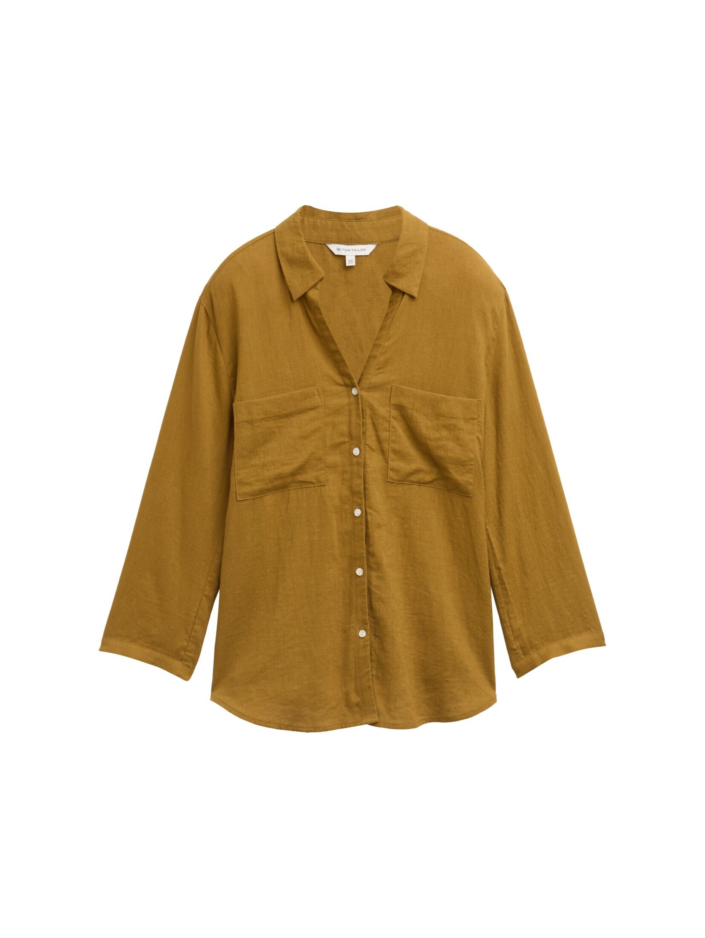 TOM TAILOR Bluse in Gelb: Vorderseite