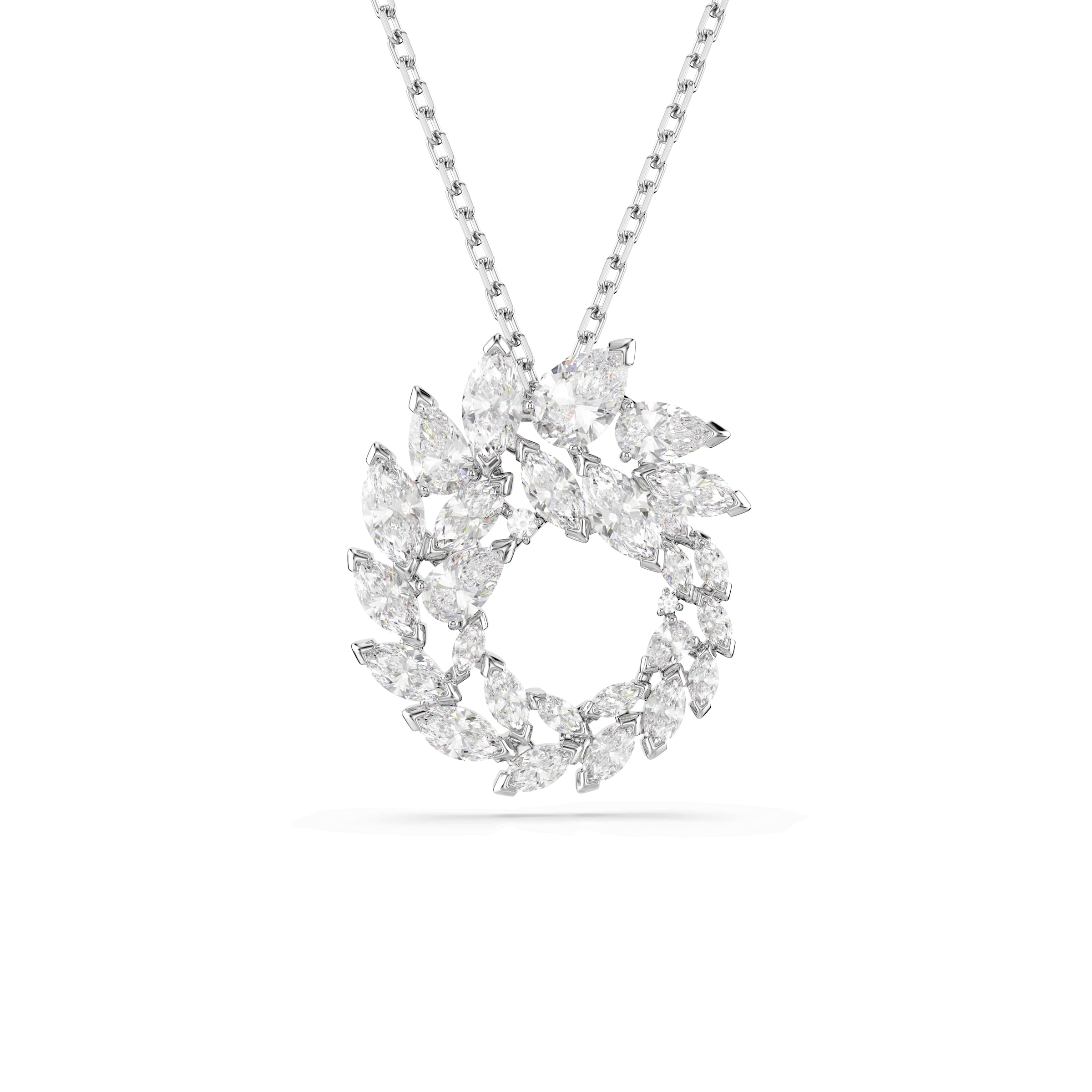 Swarovski Pendant 'MESMERA' i One Size i sølv / hvid, Produktvisning
