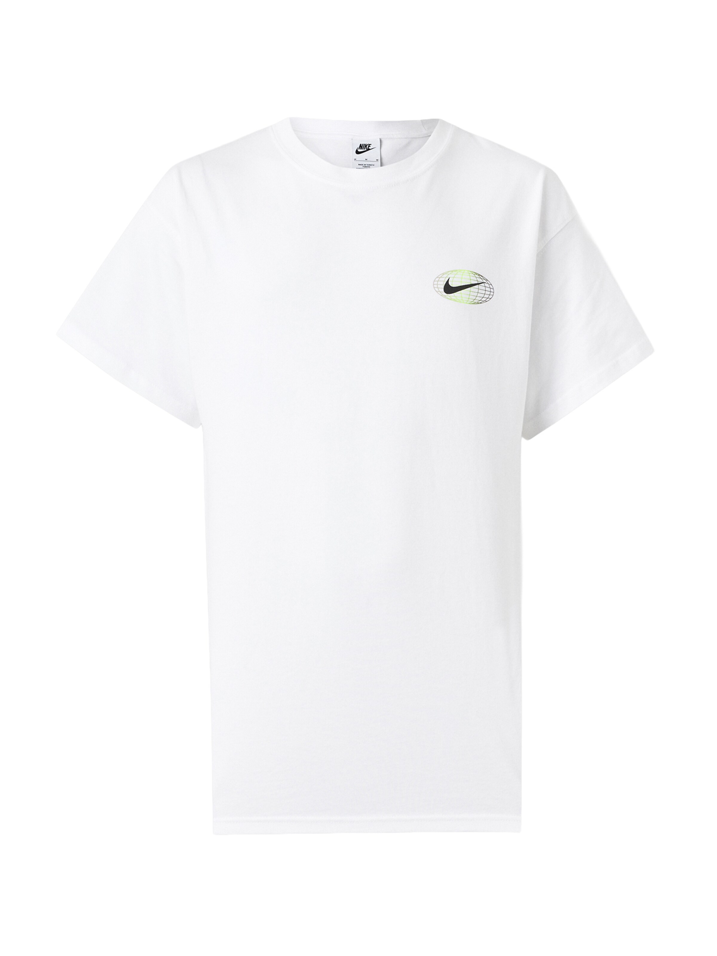 Nike Sportswear T-Shirt 'ATHL' in gelb / schwarz / weiß, Produktansicht