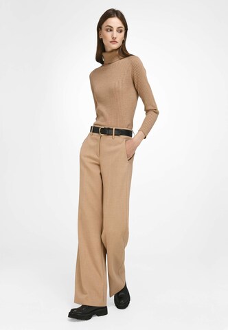 Fadenmeister Berlin Wide leg Pantalon in Beige