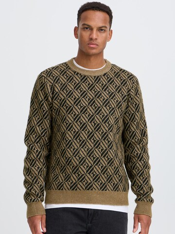 BLEND - Jersey 'BHBrono ONeck Knit' en marrón: frente