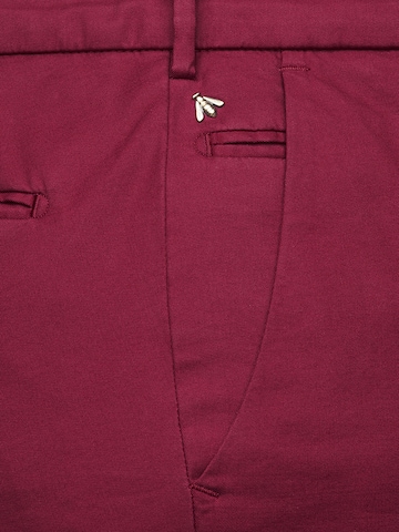 Regular Pantalon chino MEYER en rouge