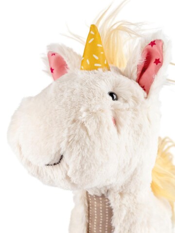 SIGIKID Stuffed animals 'Kuscheltier Einhorn Patchwork Sweety' in White