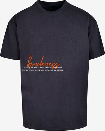 F4NT4STIC Shirt 'Kindness' in Blauw: voorkant