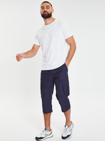Threadbare Regular Cargohose 'Bruce' in Blau