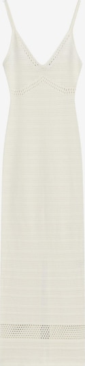 Bershka Úpletové šaty - bílá, Produkt