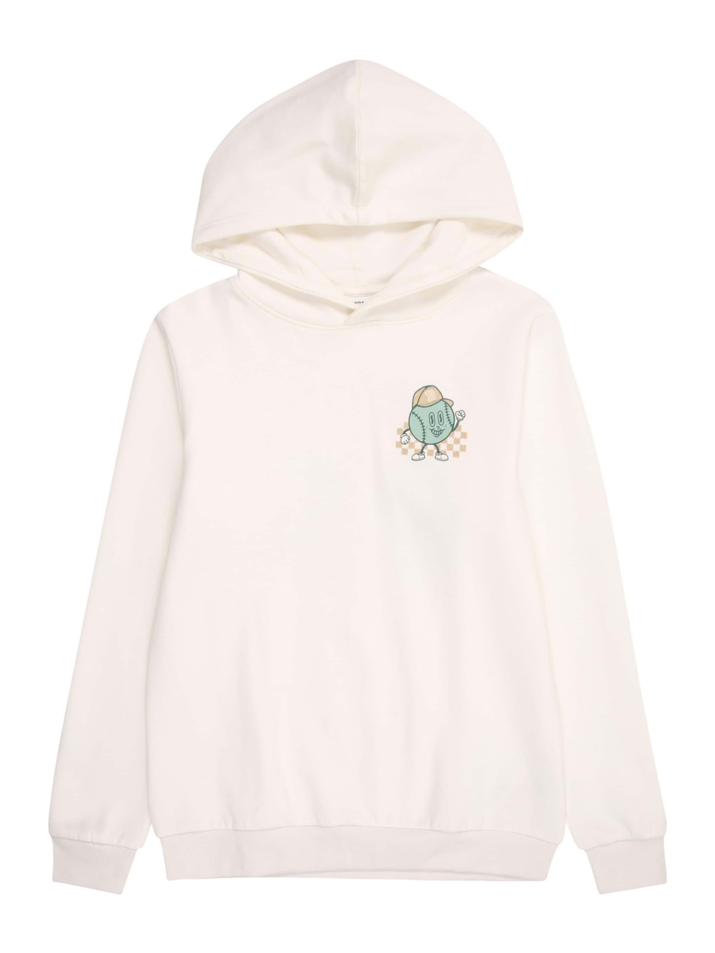 NAME IT Collegepaita 'NKMOMAR' värissä valkoinen: etupuoli