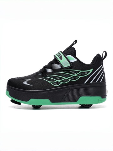 HUSKSWARE Inline and Roller Skates in Black: front