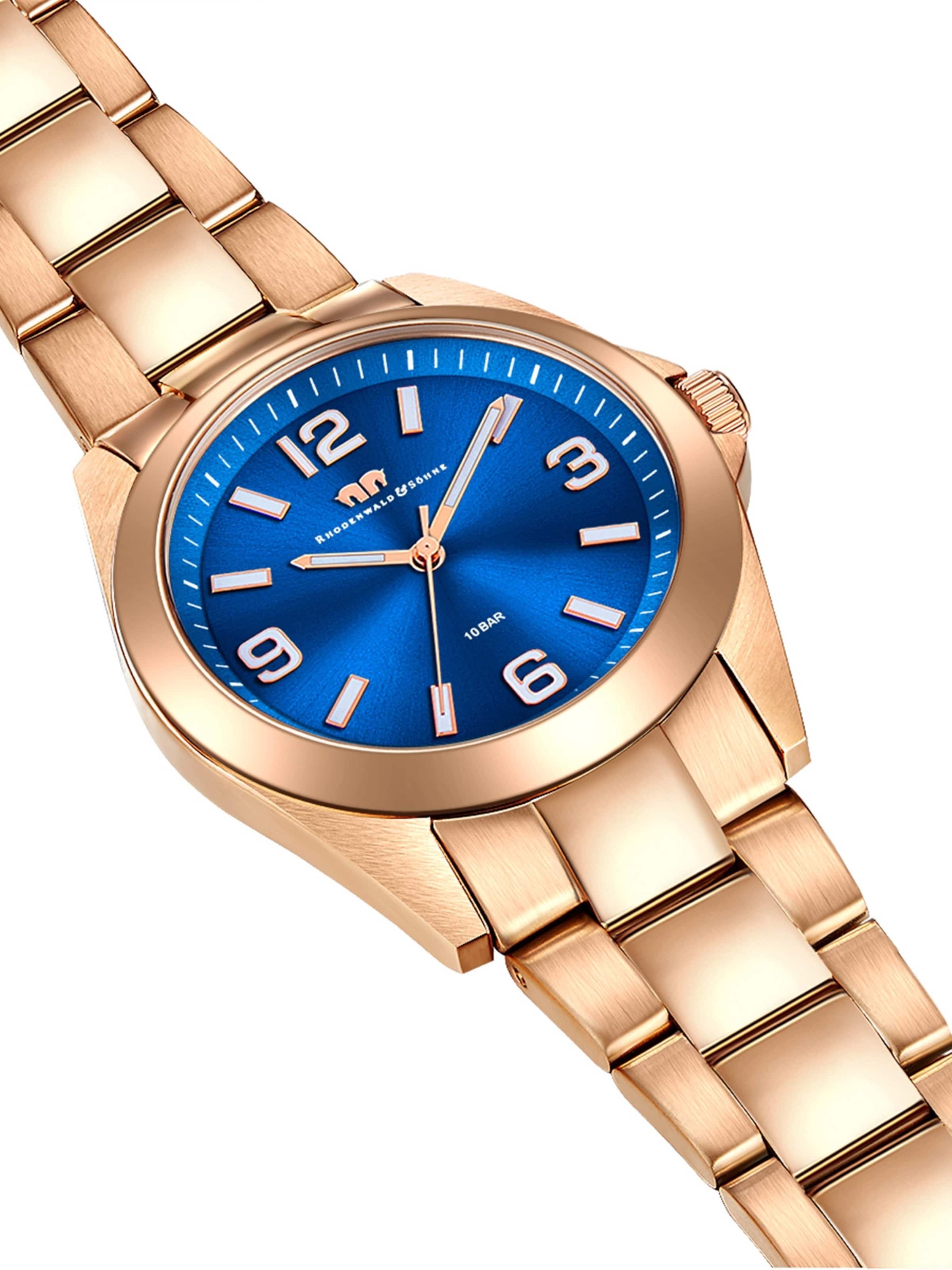 Rhodenwald & Söhne - Reloj analógico en oro