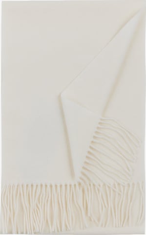 Écharpe 'Unisex Cashmere Fringed Scarf' GOBI Cashmere en blanc : devant