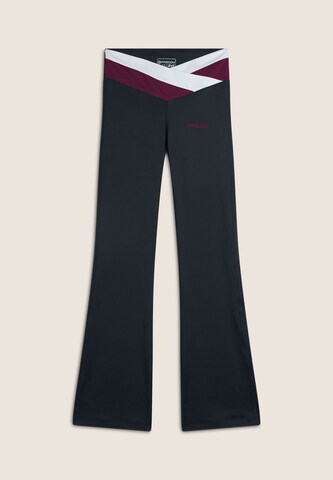 Freddy Boot cut Workout Pants in Blue: front