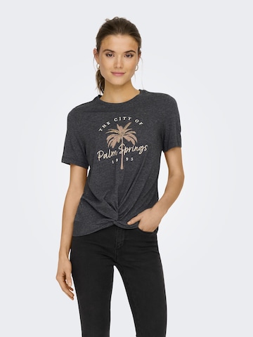 ONLY T-Shirt 'PALMIE' in Schwarz