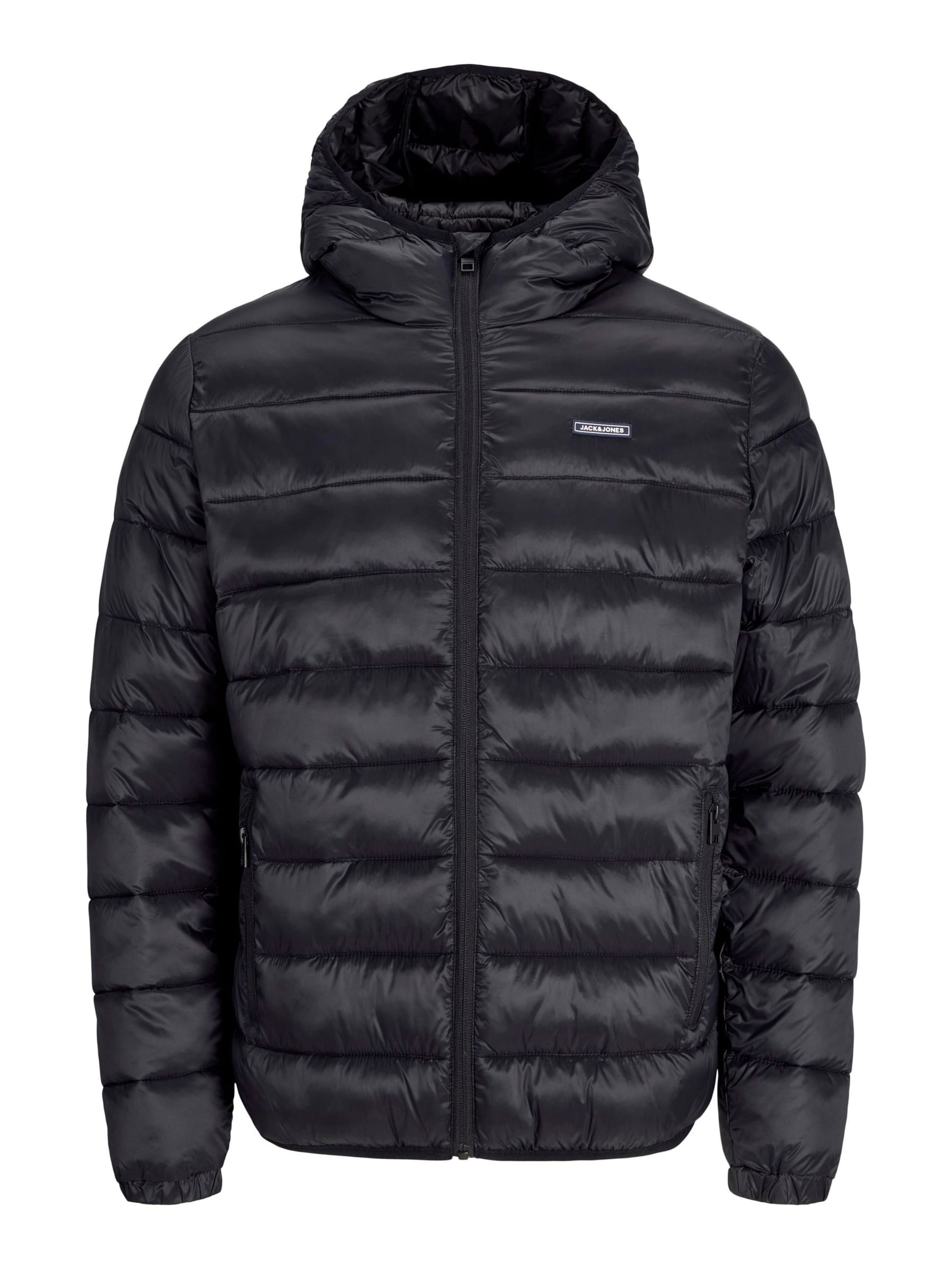 JACK & JONES Winterjas in Zwart: voorkant