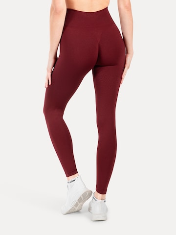 Smilodox Skinny Leggings Kadria Pocket in Rot