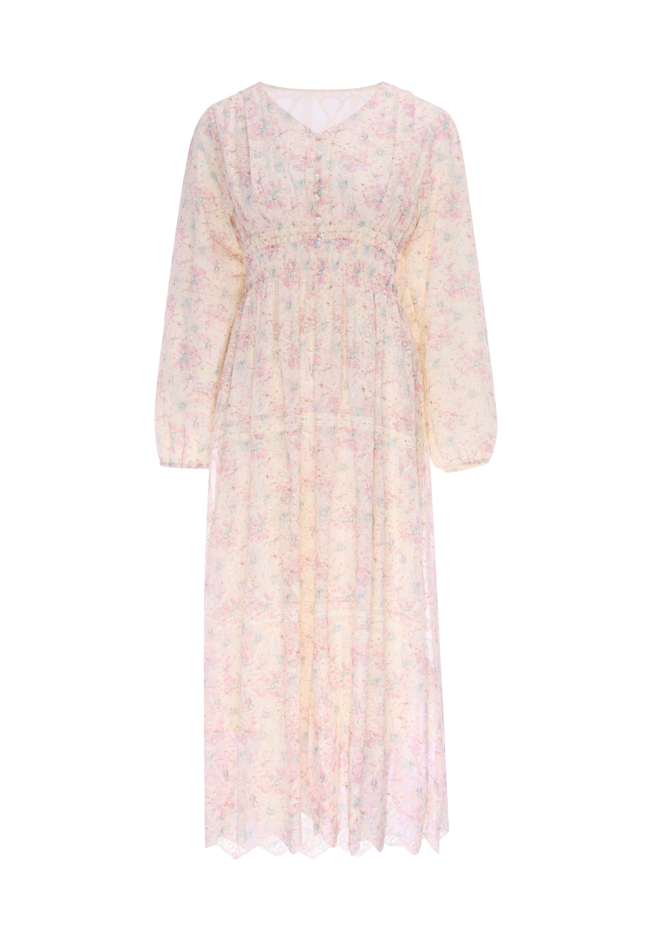 Usha Jurk in Roze: voorkant