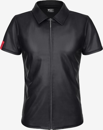 Regnes Fetish Planet Shirt 'Remo' in Schwarz: Vorderseite